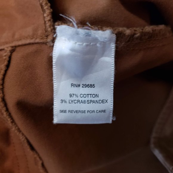 Pendleton Brown/Copper 4-Pocket Pants Size 18 - Picture 8 of 9